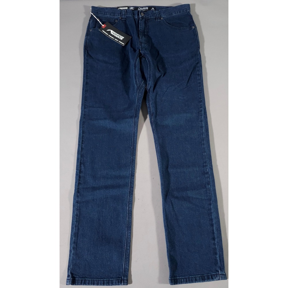 Mountain Khakis Miter 509 Denim Mod Men 34x34 Dark Wash Modern Fit Tapered Jeans